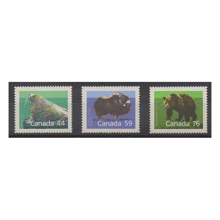 Acheter cette série de timbres du Canada de l'année 1989 (No 1080/1082).
