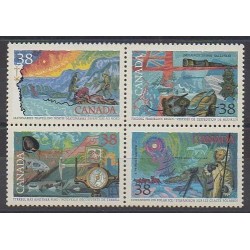 Canada - 1989 - Nb 1090/1093 - Various Historics Themes