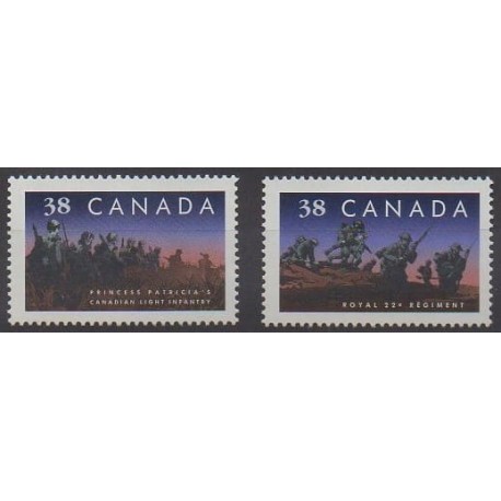 Canada - 1989 - Nb 1108/1109 - Military history