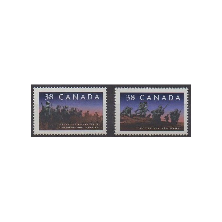 Buy this set of stamps of Canada of the year 1989 (Nb 1108/1109).