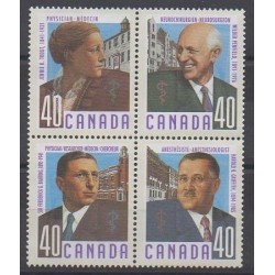 Canada - 1991 - No 1176/1179 - Santé ou Croix-Rouge