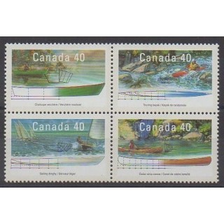 Buy this set of stamps of Canada of the year 1991 (Nb 1191/1194).
