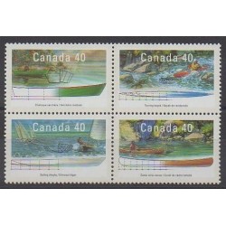 Canada - 1991 - Nb 1191/1194 - Boats