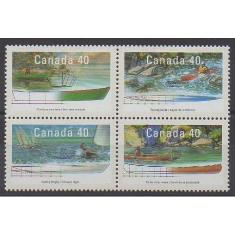 Canada - 1991 - No 1191/1194 - Navigation