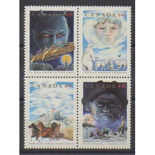 Buy this set of stamps of Canada of the year 1991 (Nb 1208/1211).