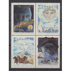 Canada - 1991 - No 1208/1211 - Folklore