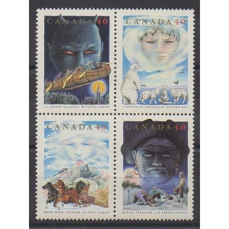 Canada - 1991 - Nb 1208/1211 - Folklore