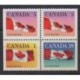 Canada - 1990 - Nb 1128/1130 - Flags