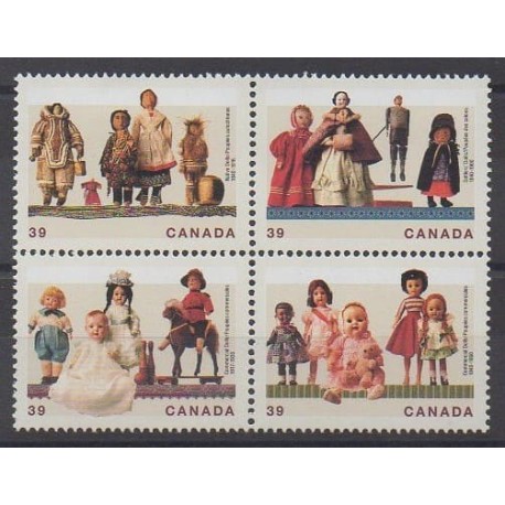 Canada - 1990 - No 1144/1147 - Enfance