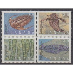 Canada - 1990 - Nb 1149/1152 - Prehistoric animals