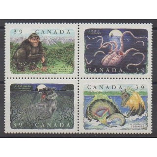Buy this set of stamps of Canada of the year 1990 (Nb 1158A/1158D).