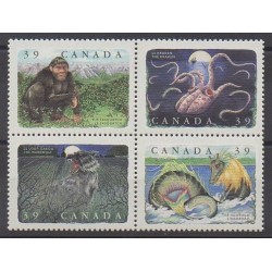 Canada - 1990 - No 1158A/1158D - Folklore