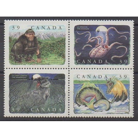 Canada - 1990 - Nb 1158A/1158D - Folklore