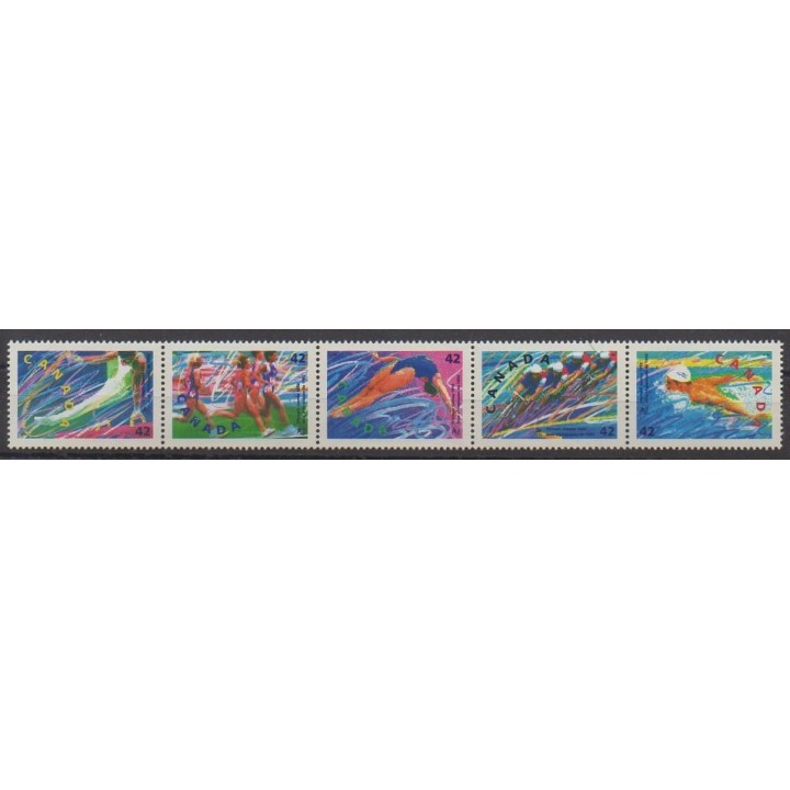 Acheter cette série de timbres du Canada de l'année 1992 (No 1244/1248).