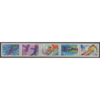 Acheter cette série de timbres du Canada de l'année 1992 (No 1229/1233).