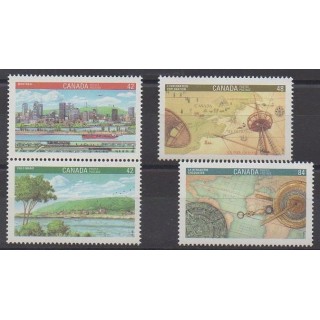 Acheter cette série de timbres du Canada de l'année 1992 (No 1234/1237).