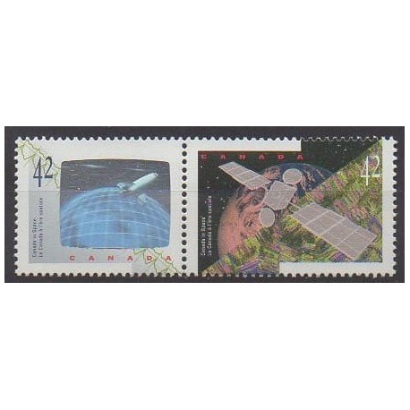 Canada - 1992 - No 1278/1279 - Espace