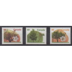 Canada - 1994 - Nb 1356/1358 - Trees - Fruits or vegetables