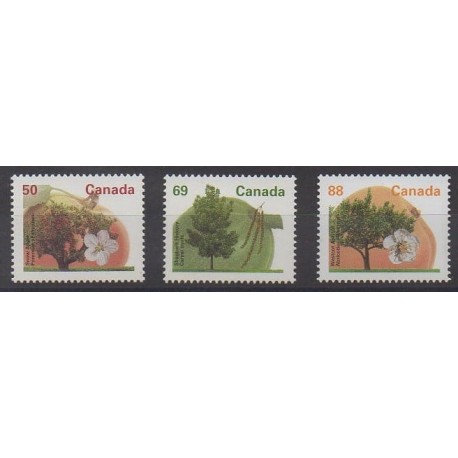 Canada - 1994 - Nb 1356/1358 - Trees - Fruits or vegetables