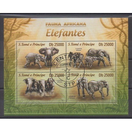 Saint Thomas and Prince - 2013 - Nb 4080/4083 - Mamals - Used