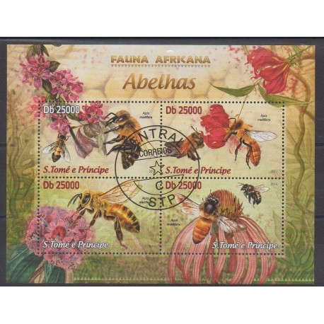 Saint Thomas and Prince - 2013 - Nb 4096/4099 - Insects - Used