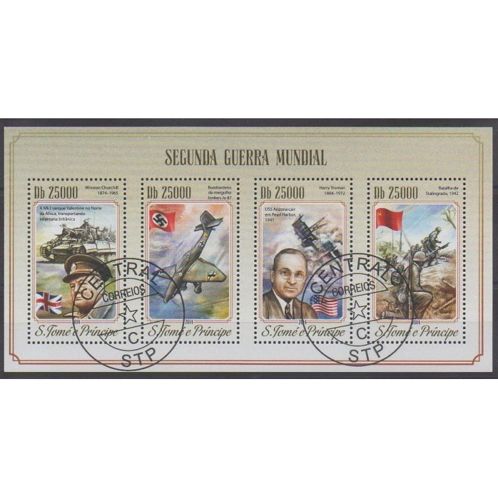 Buy this set of stamps of Saint Thomas and Prince of the year 2014 (Nb 4694/4697). - Used