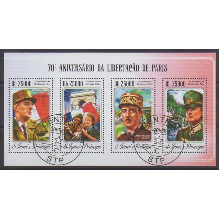 Buy this set of stamps of Saint Thomas and Prince of the year 2014 (Nb 4742/4745). - Used