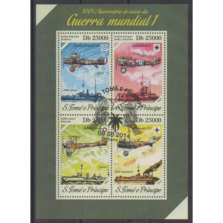 Acheter cette série de timbres de Saint-Thomas et Prince de l'année 2014 (No 4390/4393). - Oblitéré