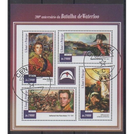 Saint-Thomas et Prince - 2015 - No 4839/4842 - Napoléon - Oblitérés