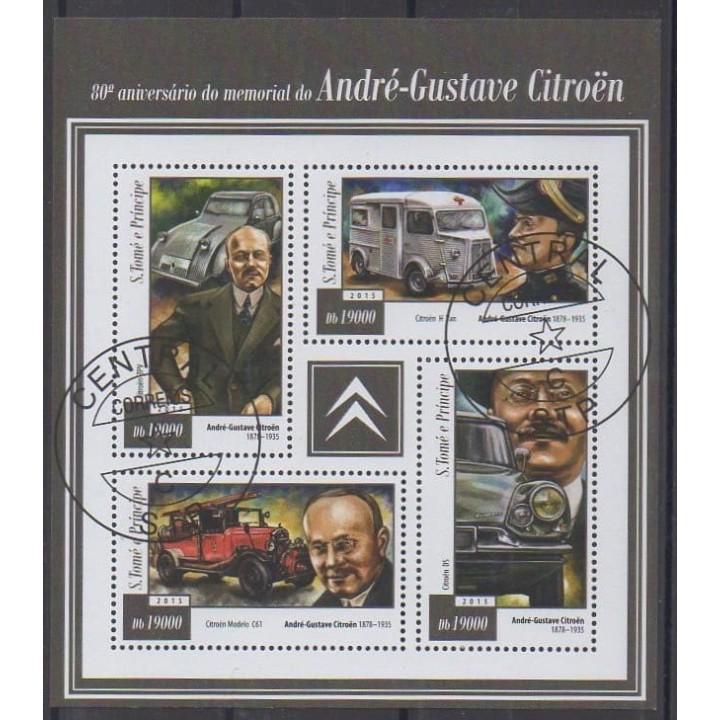 Acheter cette série de timbres de Saint-Thomas et Prince de l'année 2015 (No 4835/4838). - Oblitéré