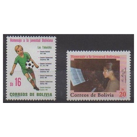 Bolivie - 1982 - No 624/625