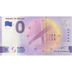 Euro banknote memory - 12 - Viaduc de Millau - 2004 - 2024 - 2024-4