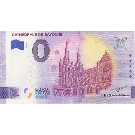 Billet souvenir - 64 - Cathédrale de Bayonne - 2024-1