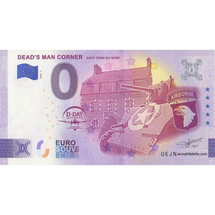 Euro banknote memory - 2024 - Dead Man's Corner - (Manche)
