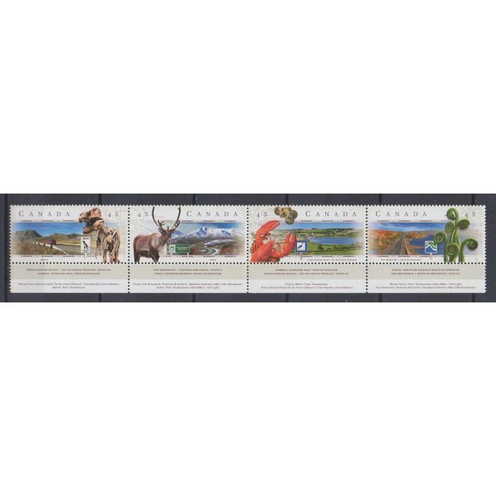 Buy this set of stamps of Canada of the year 1998 (Nb 1585/1588).
