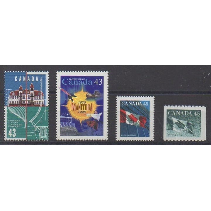Acheter cette série de timbres du Canada de l'année 1995 (No 1414/1417).