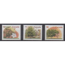 Canada - 1995 - Nb 1419/1421 - Trees - Fruits or vegetables