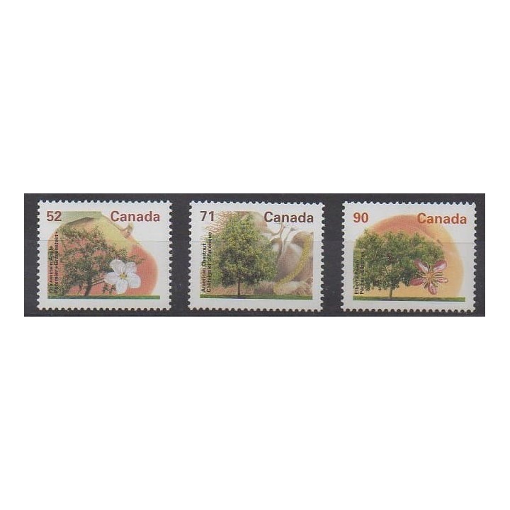 Buy this set of stamps of Canada of the year 1995 (Nb 1419/1421).