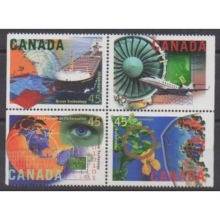 Buy this set of stamps of Canada of the year 1996 (Nb 1454/1457).