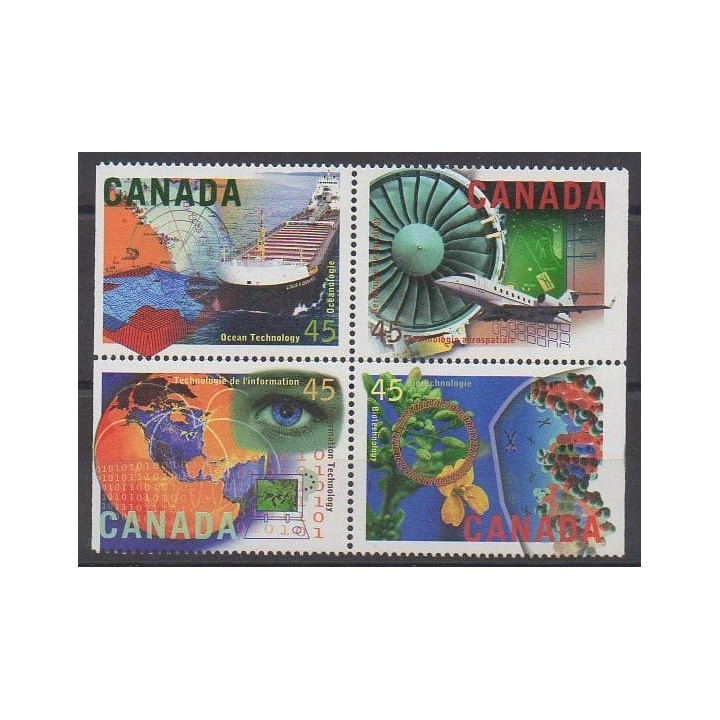 Buy this set of stamps of Canada of the year 1996 (Nb 1454/1457).