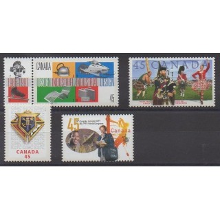 Buy this set of stamps of Canada of the year 1997 (Nb 1524/1527).
