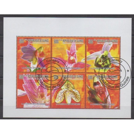 Guinea - 2010 - Nb 4936/4941 - Orchids - Used