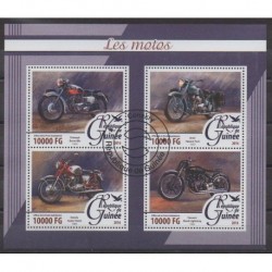 Guinea - 2016 - Nb 8257/8260 - Motorcycles - Used