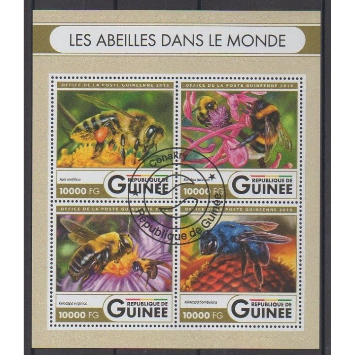 Acheter cette série de timbres de Guinée de l'année 2016 (No 8401/8404). - Oblitéré