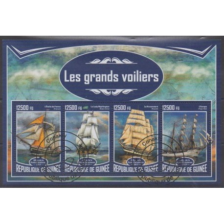 Guinea - 2017 - Nb 8801/8804 - Boats - Used