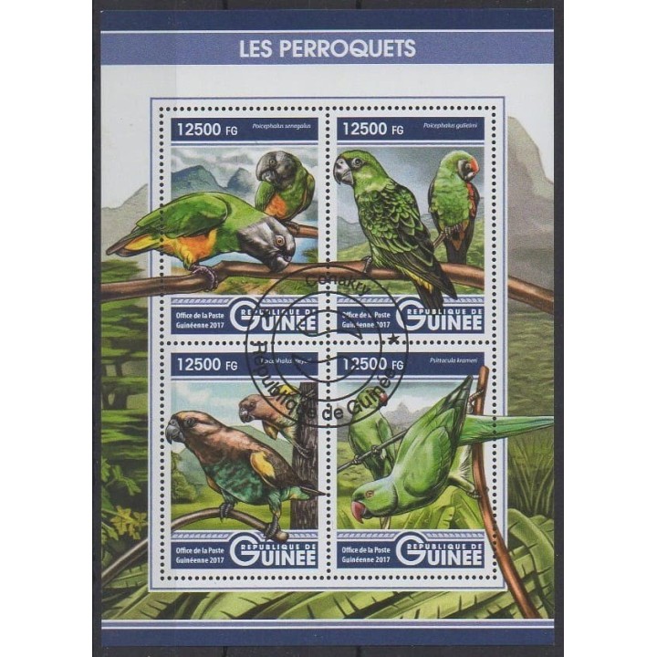 Acheter cette série de timbres de Guinée de l'année 2017 (No 8789/8792). - Oblitéré