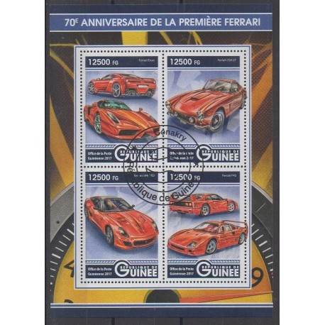 Guinea - 2017 - Nb 8705/8708 - Cars - Used