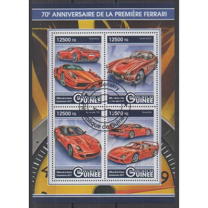 Acheter cette série de timbres de Guinée de l'année 2017 (No 8705/8708). - Oblitéré