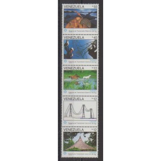 Acheter cette série de timbres du Venezuela de l'année 1992 (No 1588/1592).