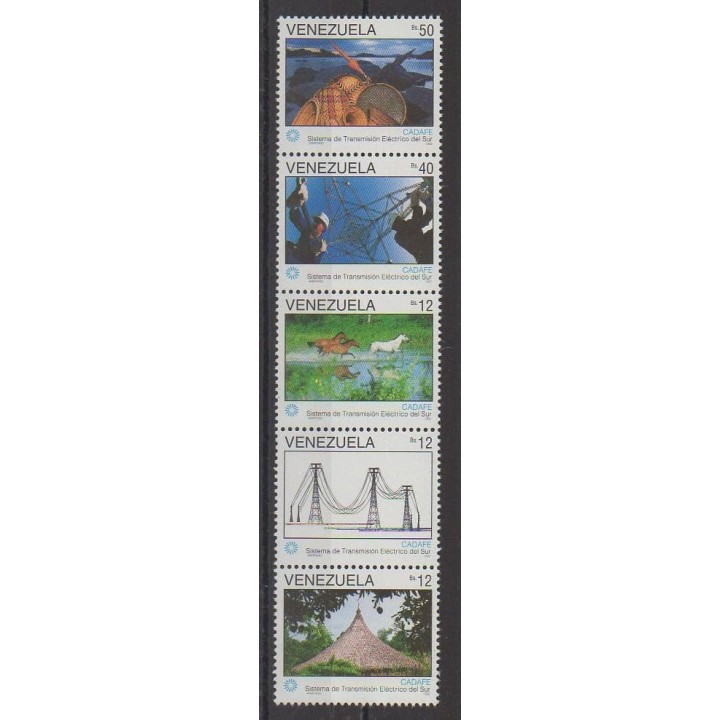 Acheter cette série de timbres du Venezuela de l'année 1992 (No 1588/1592).